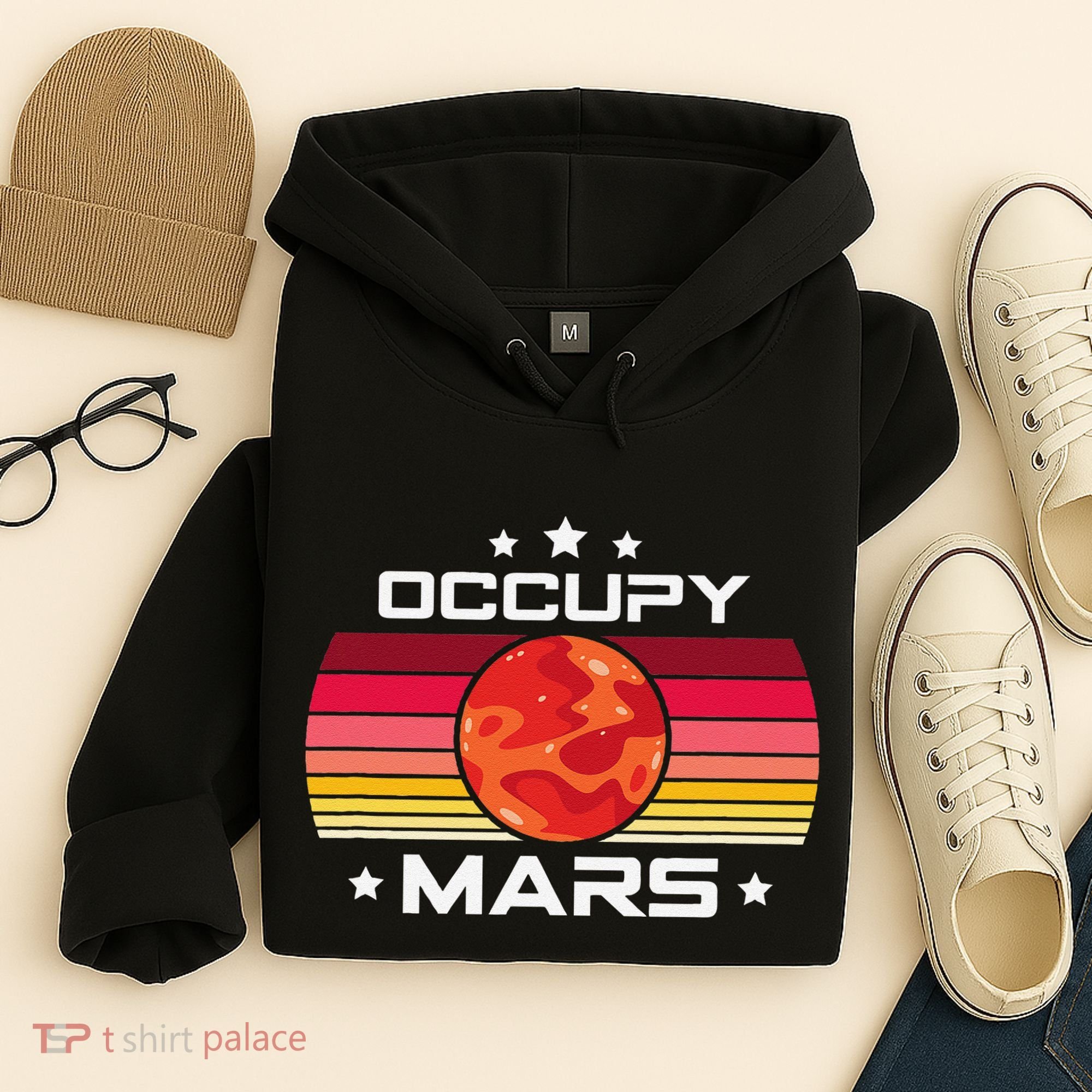 Mars Explorers Astronomy Lovers Planetary Science Hoodie