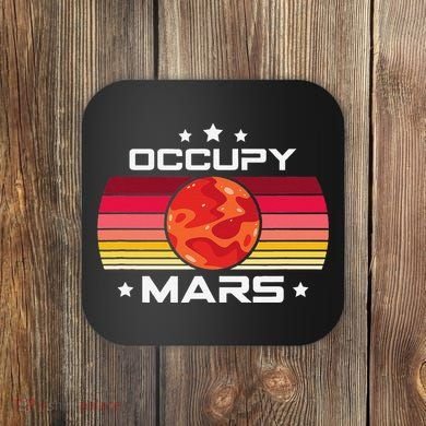 Mars Explorers Astronomy Lovers Planetary Science Coaster