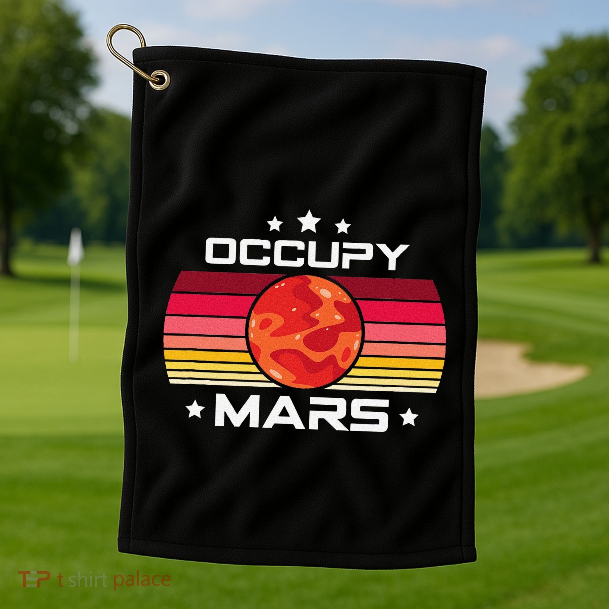 Mars Explorers Astronomy Lovers Planetary Science Golf Towel