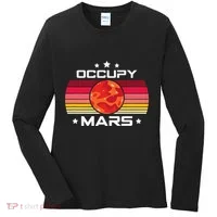 Mars Explorers Astronomy Lovers Planetary Science Women's Long Sleeve Shirt thumb 0