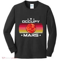 Mars Explorers Astronomy Lovers Planetary Science Kids Long Sleeve Shirt thumb 0