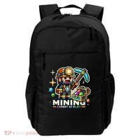 Mining Expert At Play! Pixelated Miner Backpack thumb 0