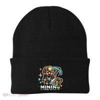 Mining Expert At Play! Pixelated Miner Beanie thumb 0
