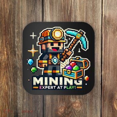 Mining Expert At Play! Pixelated Miner Coaster