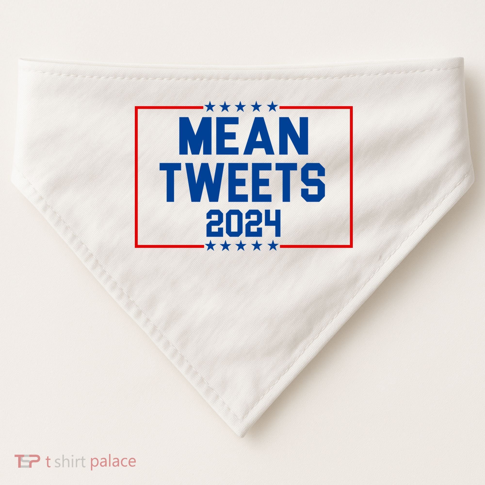 Mean Tweets 2024 USA-Made Doggie Bandana