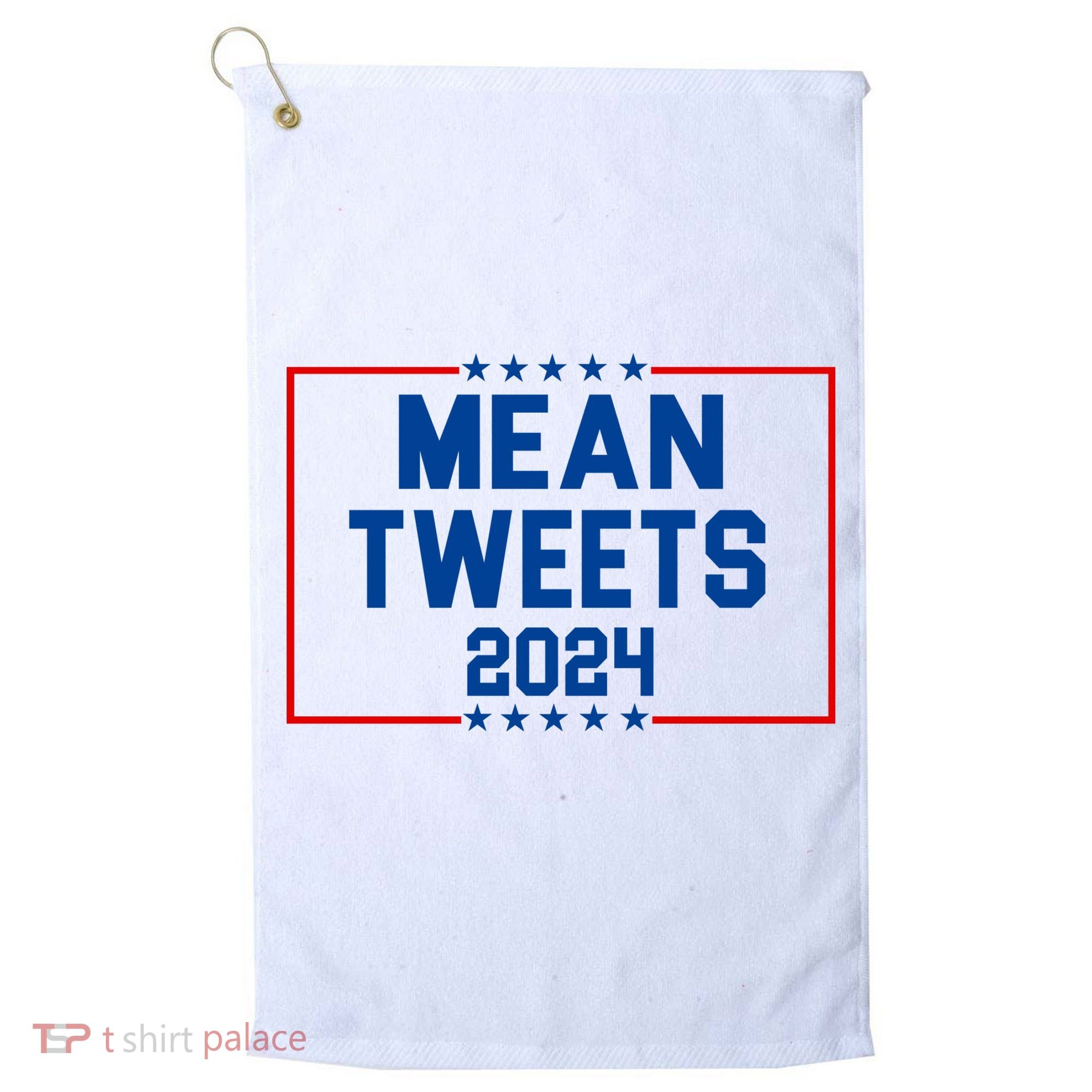 Mean Tweets 2024 Golf Towel