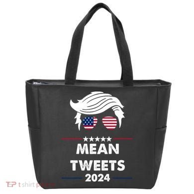 Mean Tweets 2024 Pro Trump Tote Bag