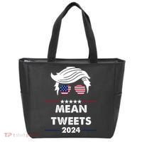 Mean Tweets 2024 Pro Trump Tote Bag thumb 0