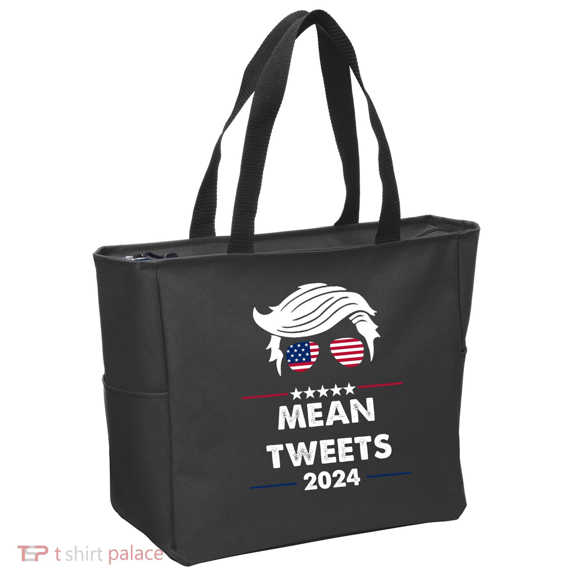 Mean Tweets 2024 Pro Trump Tote Bag