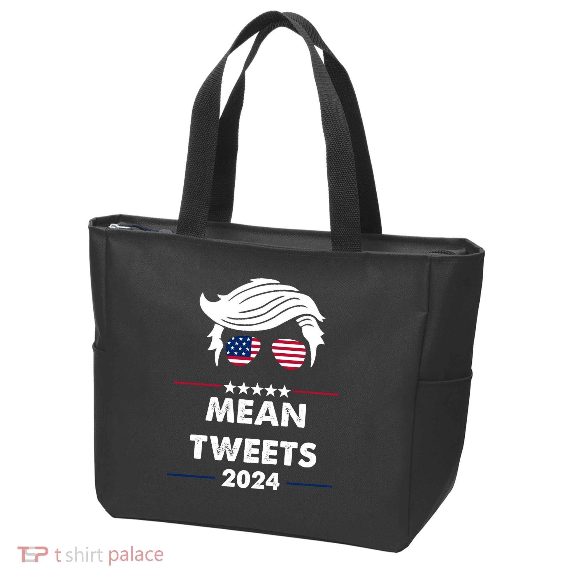 Mean Tweets 2024 Pro Trump Tote Bag