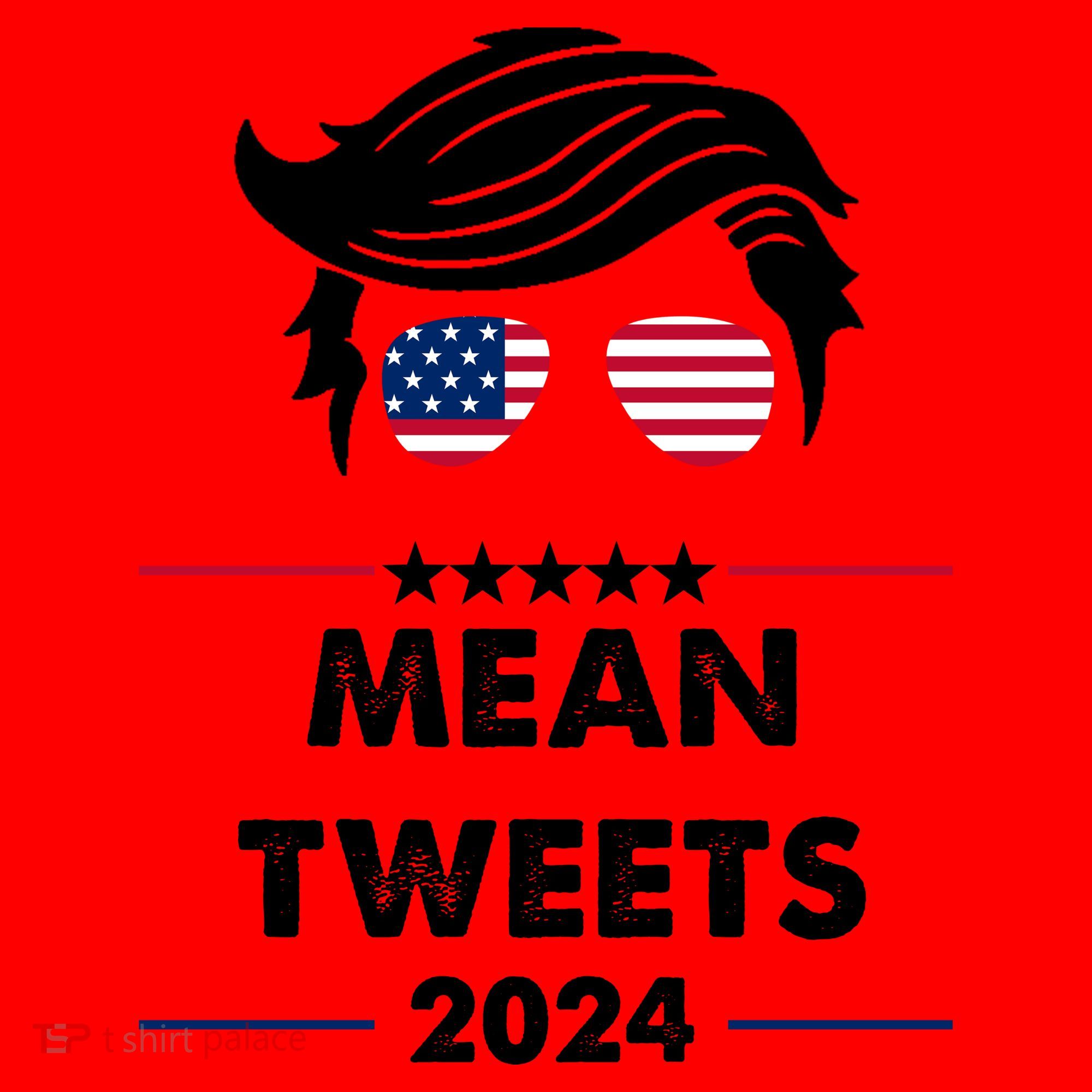 Mean Tweets 2024 Pro Trump Santa Hat