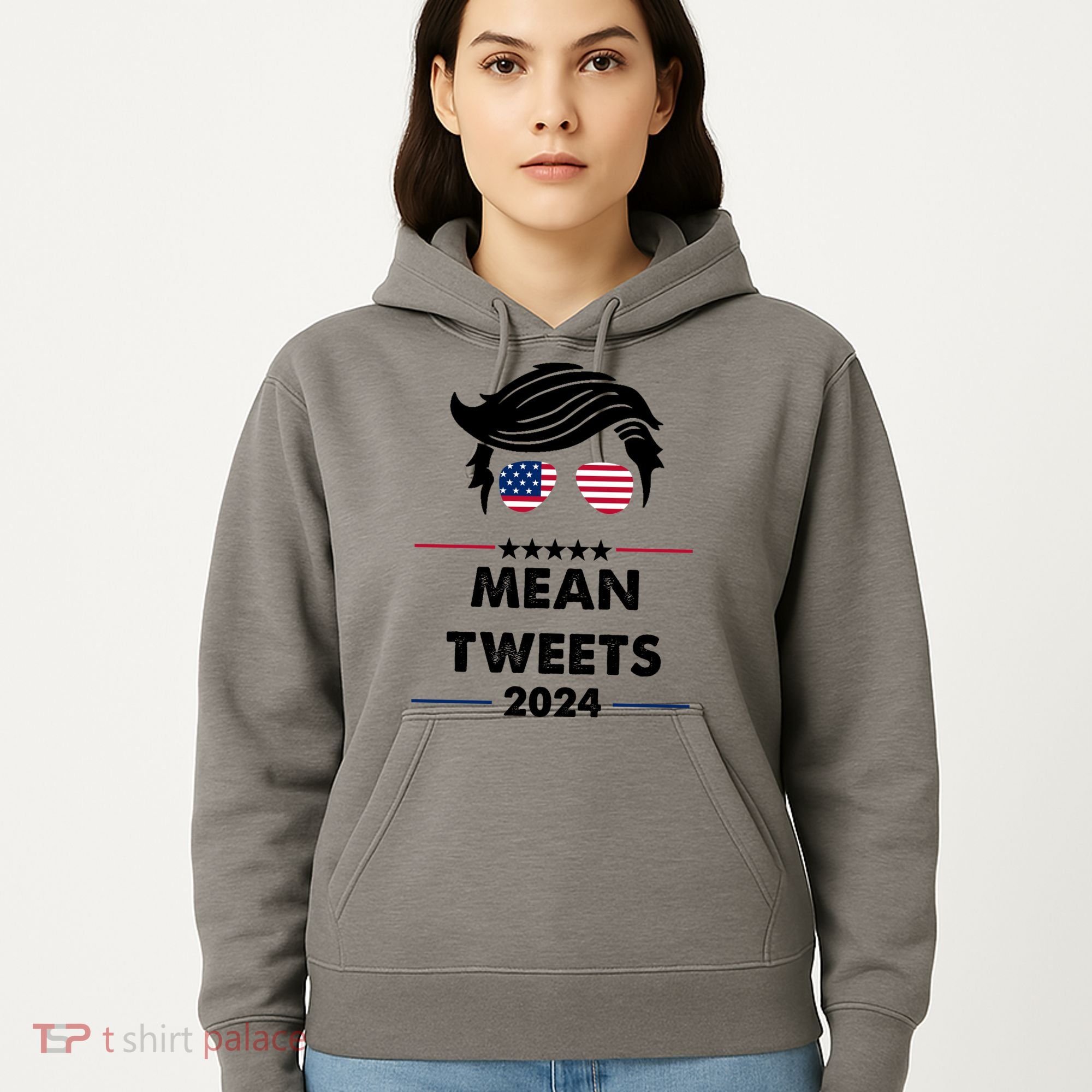 Mean Tweets 2024 Pro Trump Hoodie