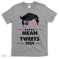 Mean Tweets 2024 Pro Trump T-Shirt thumb 0