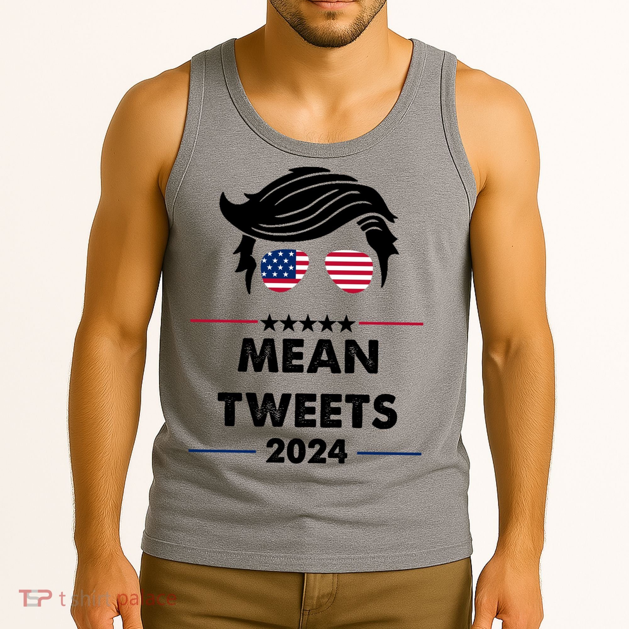 Mean Tweets 2024 Pro Trump Tank Top