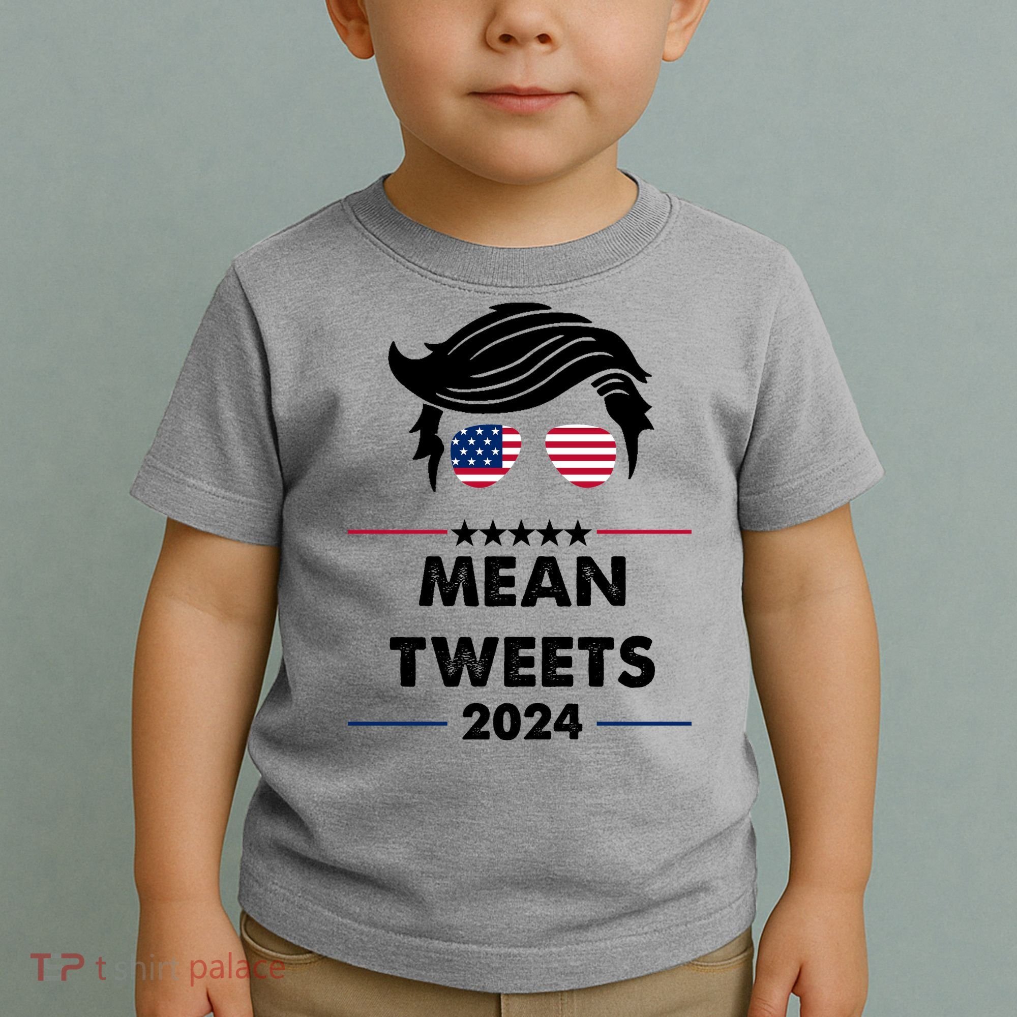 Mean Tweets 2024 Pro Trump Toddler T-Shirt