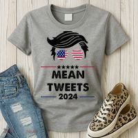 Mean Tweets 2024 Pro Trump Women's T-Shirt thumb 3