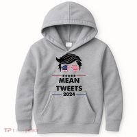 Mean Tweets 2024 Pro Trump Kids Hoodie thumb 0