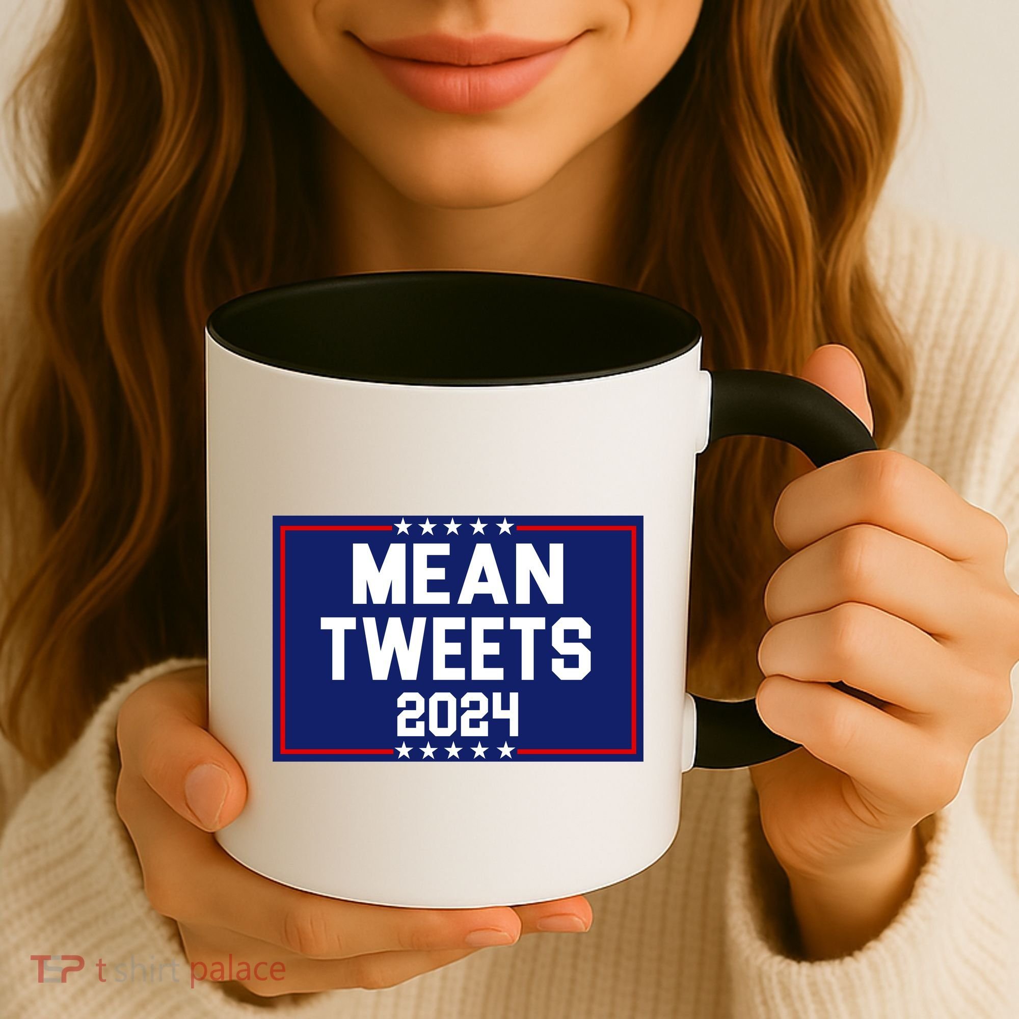 Mean Tweets 2024 Pro Trump Election Coffee Mug