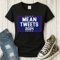 Mean Tweets 2024 Pro Trump Election Women's T-Shirt thumb 3