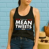 Mean Tweets Trump Election 2024 Women's Tank Top thumb 2