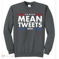 Mean Tweets Trump Election 2024 Sweatshirt thumb 0