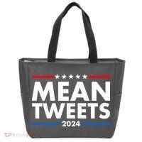Mean Tweets Trump Election 2024 Tote Bag thumb 0