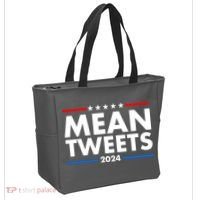 Mean Tweets Trump Election 2024 Tote Bag thumb 2