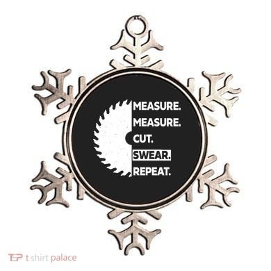Measure Measure Cut Swear Ornament