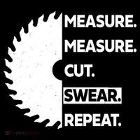 Measure Measure Cut Swear Ornament thumb 1