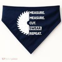 Measure Measure Cut Swear USA-Made Doggie Bandana thumb 0