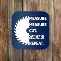 Measure Measure Cut Swear Coaster thumb 0