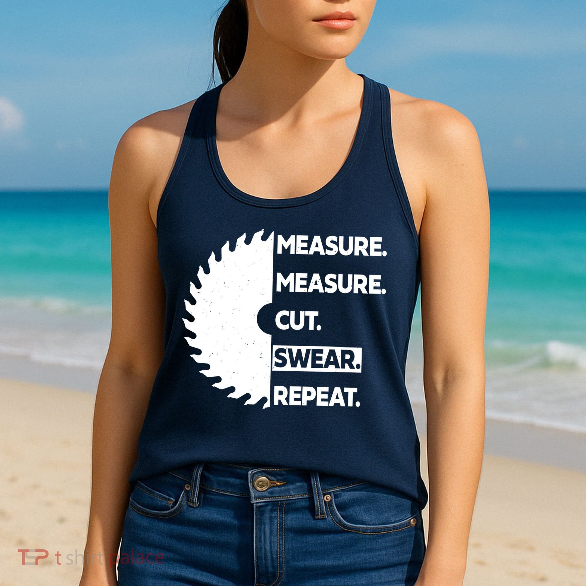 Measure Measure Cut Swear Women's Tank Top