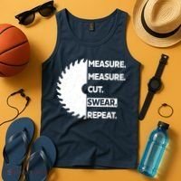 Measure Measure Cut Swear Tank Top thumb 4