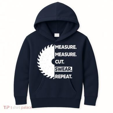 Measure Measure Cut Swear Kids Hoodie