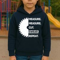 Measure Measure Cut Swear Kids Hoodie thumb 3