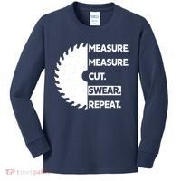 Measure Measure Cut Swear Kids Long Sleeve Shirt thumb 0