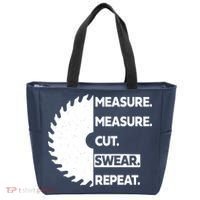 Measure Measure Cut Swear Tote Bag thumb 0