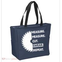 Measure Measure Cut Swear Tote Bag thumb 2