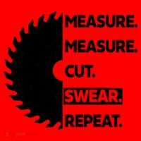 Measure Measure Cut Swear Santa Hat thumb 1