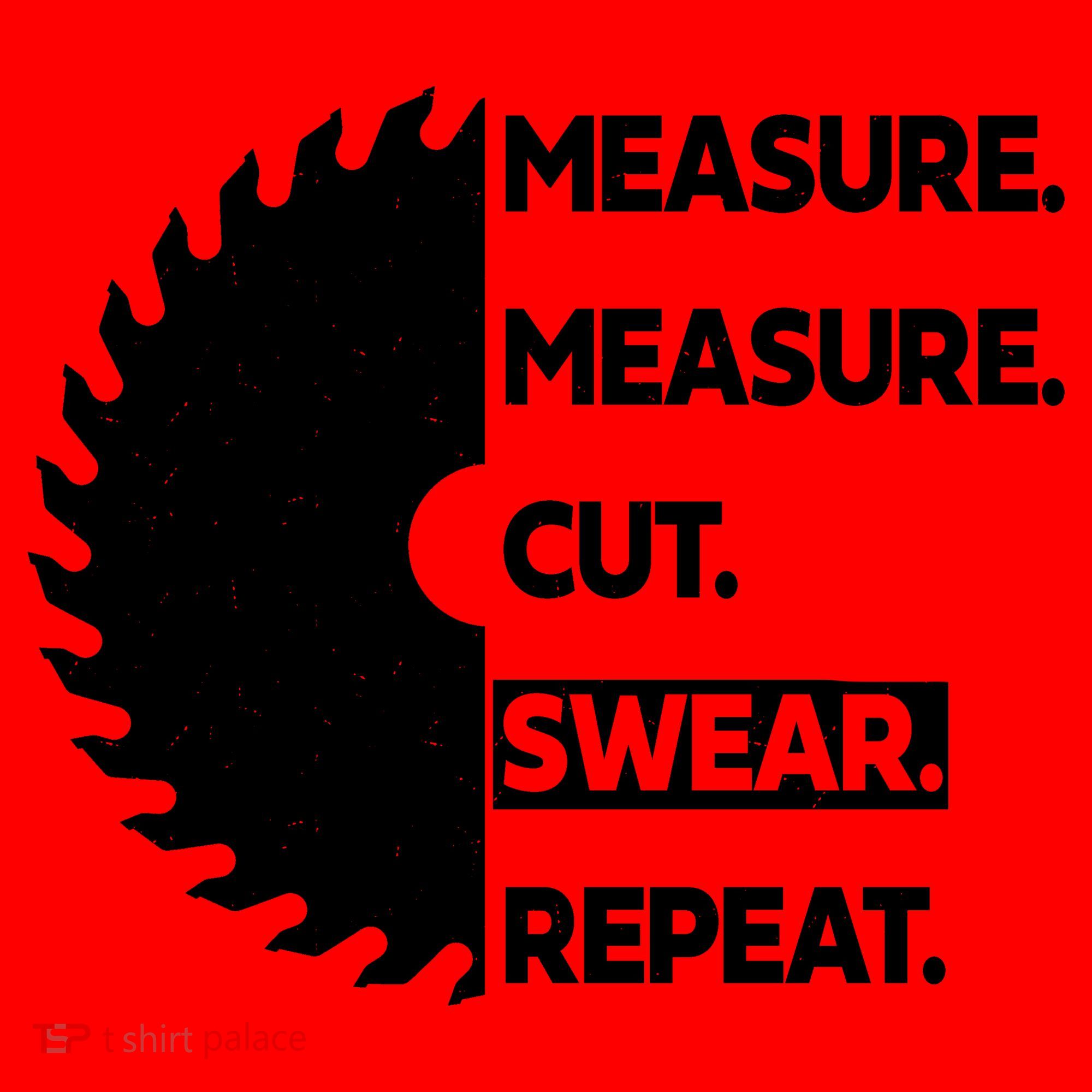 Measure Measure Cut Swear Santa Hat