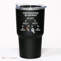 My Engineering Blueprint Funny Engineer TShirt Tumbler thumb 0