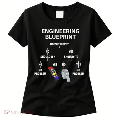 My Engineering Blueprint Funny Engineer TShirt Women's T-Shirt