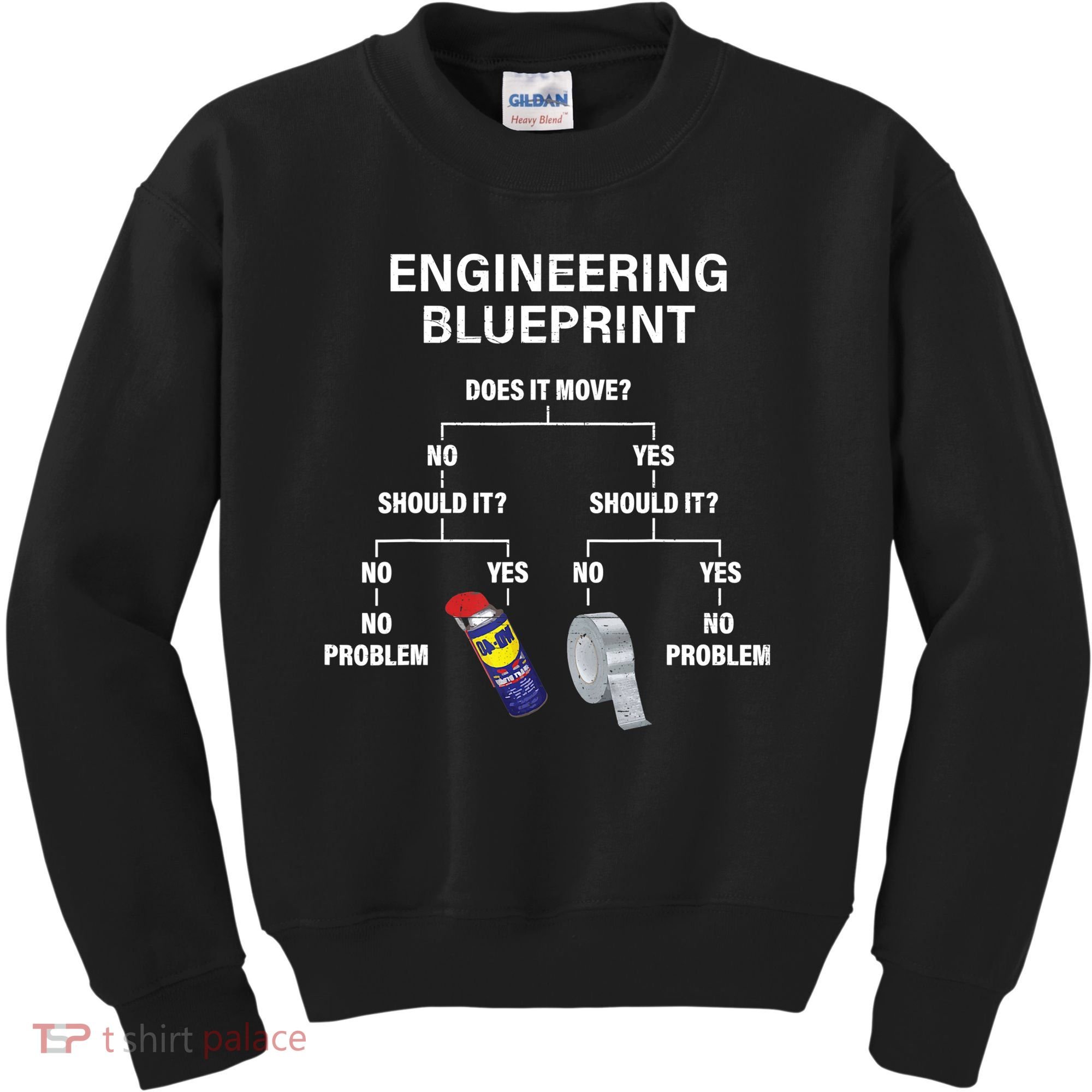 My Engineering Blueprint Funny Engineer TShirt Kids Sweatshirt