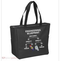 My Engineering Blueprint Funny Engineer TShirt Tote Bag thumb 2