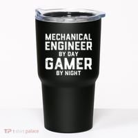 Mechanical Engineer By Day Gamer By Night Meme For Engineers Tumbler thumb 0