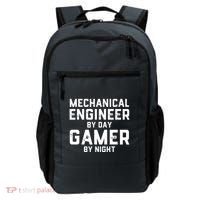 Mechanical Engineer By Day Gamer By Night Meme For Engineers Backpack thumb 0