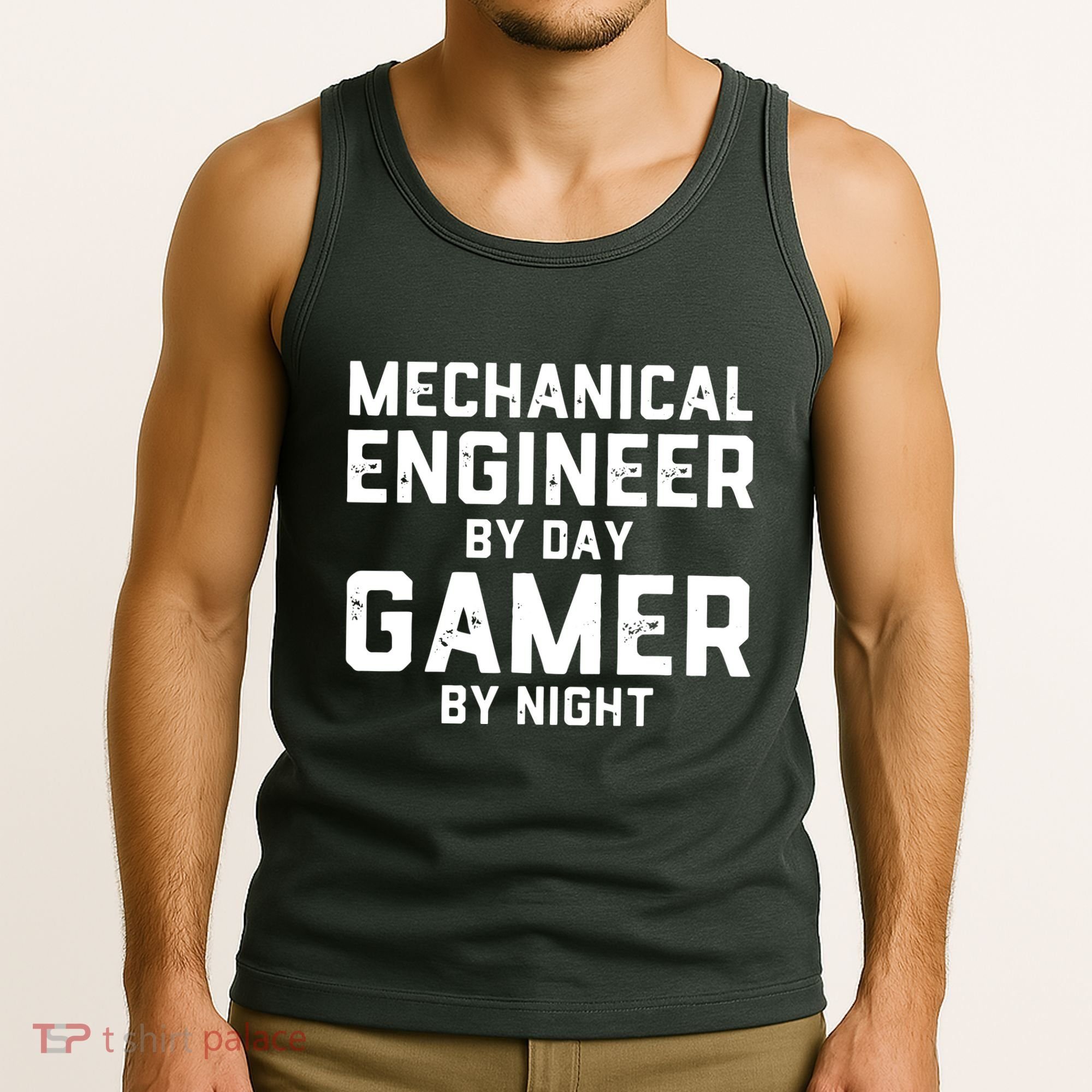 Mechanical Engineer By Day Gamer By Night Meme For Engineers Tank Top