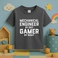 Mechanical Engineer By Day Gamer By Night Meme For Engineers Toddler T-Shirt thumb 3