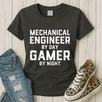 Mechanical Engineer By Day Gamer By Night Meme For Engineers Women's T-Shirt thumb 3