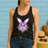 Miss Easter Bunny Matching Family Couple Women's Tank Top thumb 2